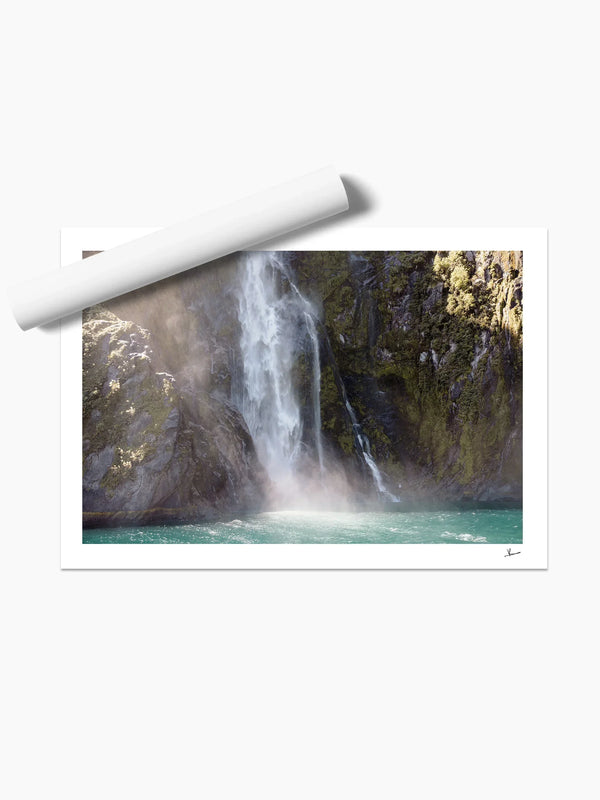 Stirling Falls 03 – Milford Sound New Zealand Wall Art Print