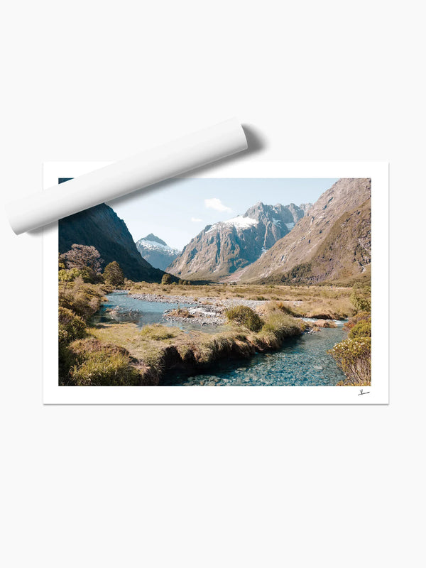 Fiordland Valley 02 – New Zealand Wall Art Print