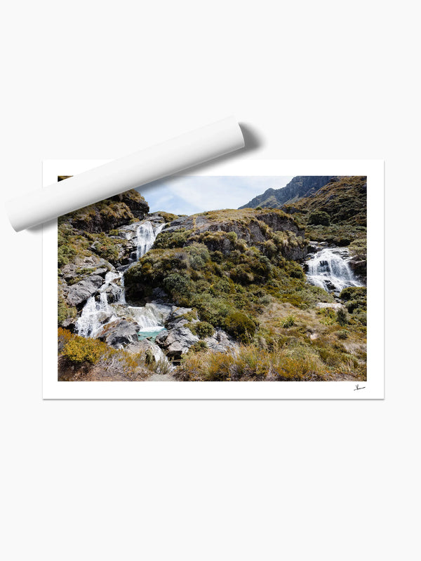 Routeburn Falls – New Zealand Wall Art Print