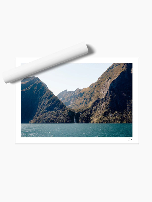 Stirling Falls 01 – Milford Sound New Zealand Wall Art Print