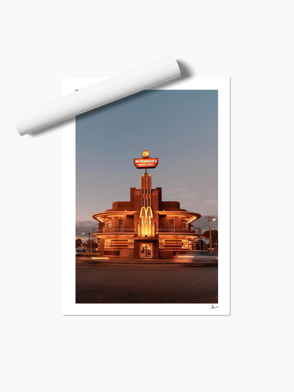Art Deco Maccas 01 - Wall Art Print