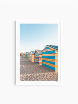 Brighton Bathing Boxes 04 - Wall Art Print