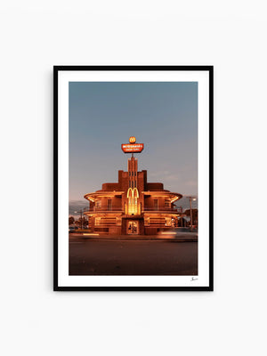 Art Deco Maccas, Melbourne — wall art print by Vincent Rommelaere · Australia Unseen