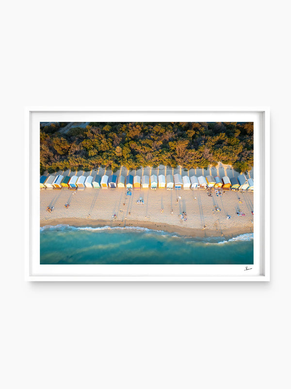 Brighton Bathing Boxes 01 - Wall Art Print