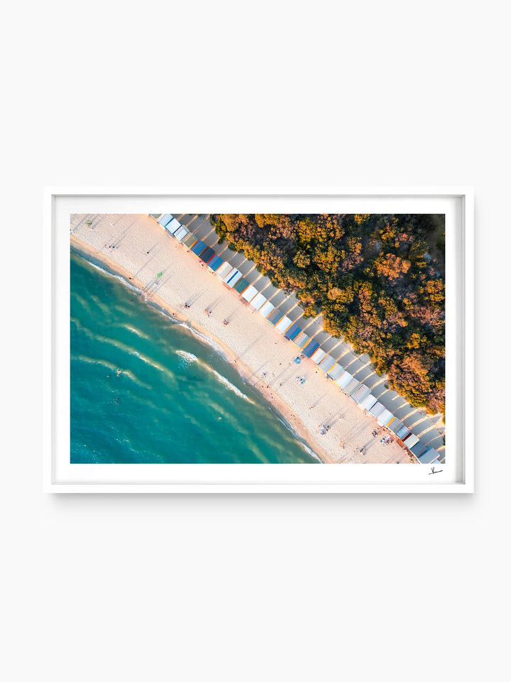 Brighton Bathing Boxes 03 - Wall Art Print