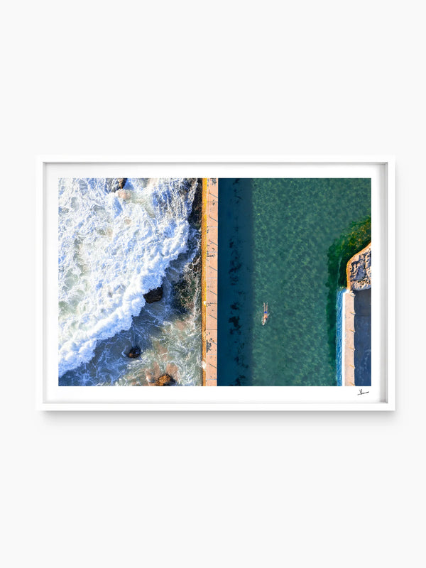 South Curl Curl Pool 03 - Wall Art Print