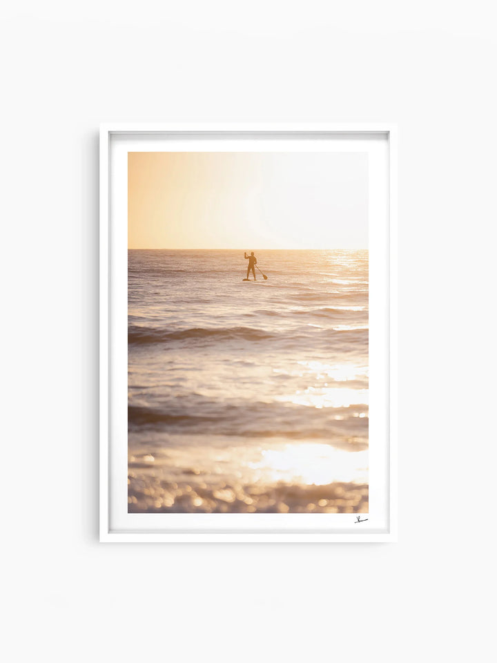Sunrise stand-up Paddle (Dee Why Beach) - Wall Art Print