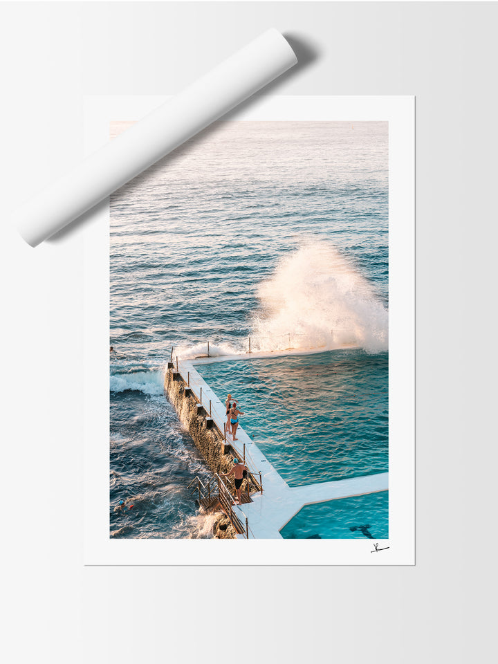 Bondi Icebergs Pool 09 - Bondi Beach Wall Art Print