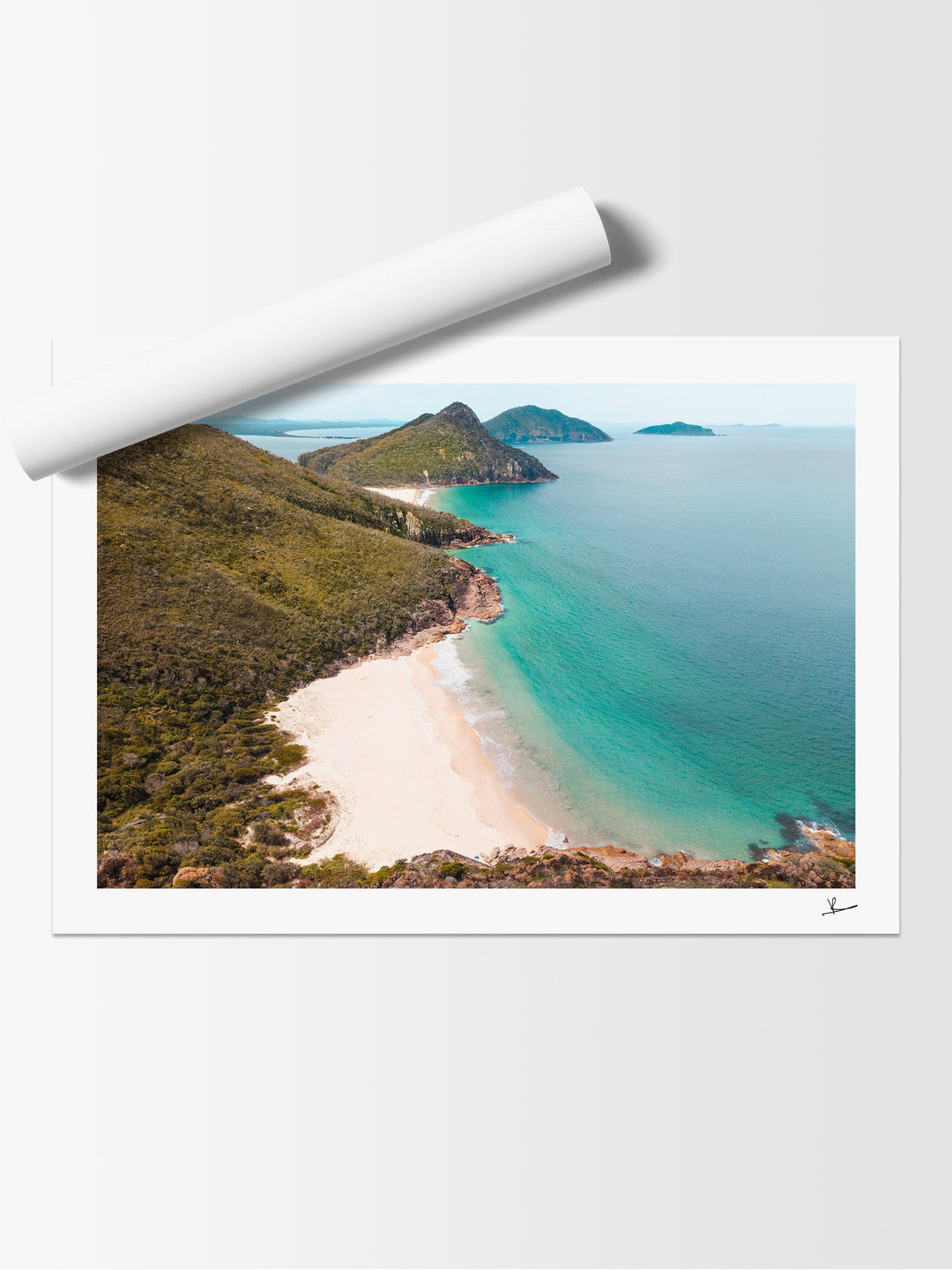 Wreck Beach – Nelson Bay – Port Stephens Wall Art Print