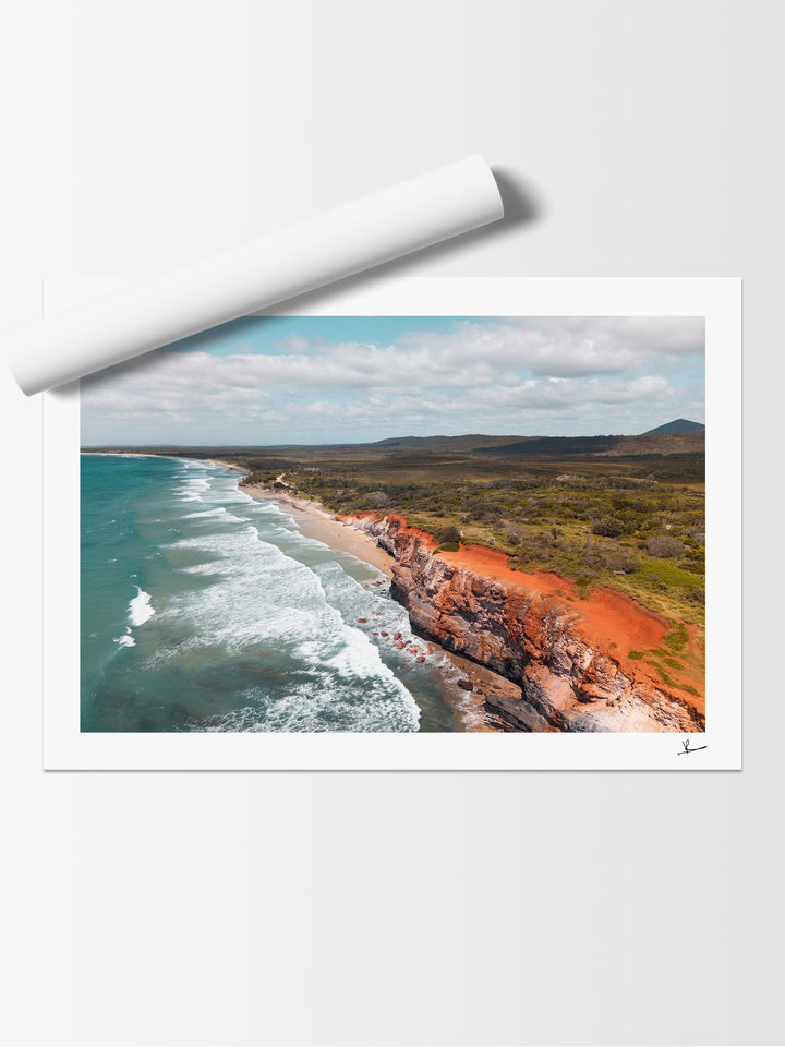 Red Cliff 01 - Wall Art Print