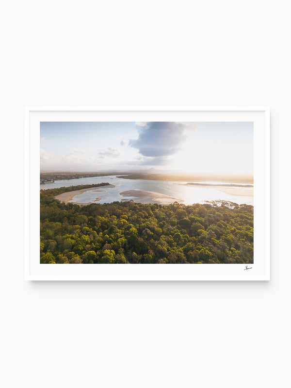Sunset over Noosa River – Sunshine Coast Wall Art Print