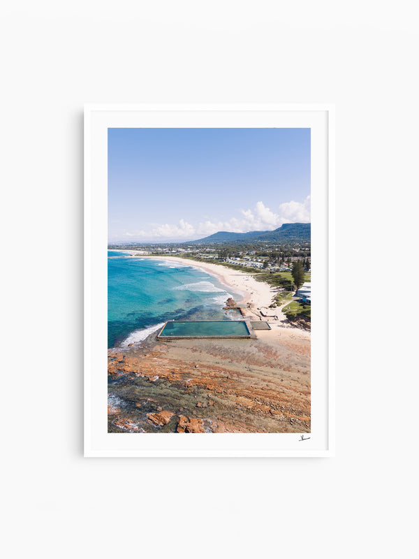 Bulli Rock Pool 01 - New South Wales — wall art print in Classic White frame · Australia Unseen