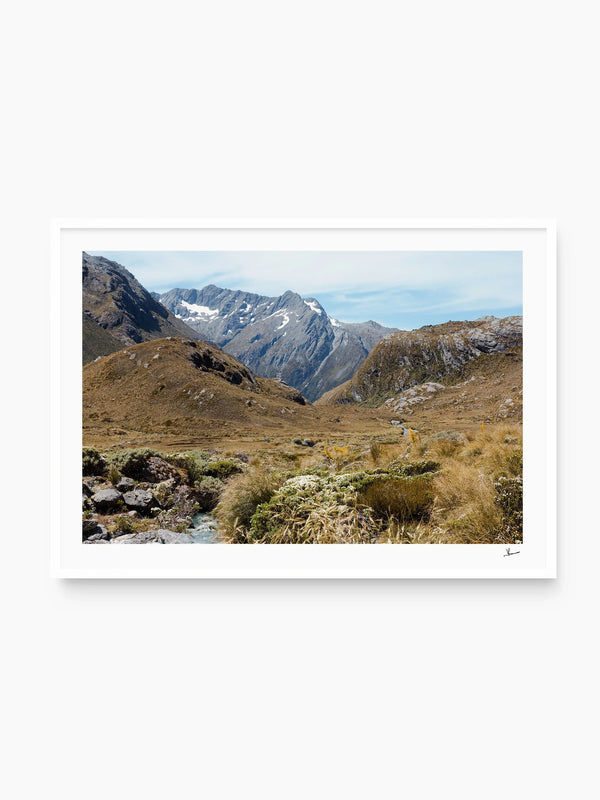 Harris Saddle Pass 02 – New Zealand Wall Art Print