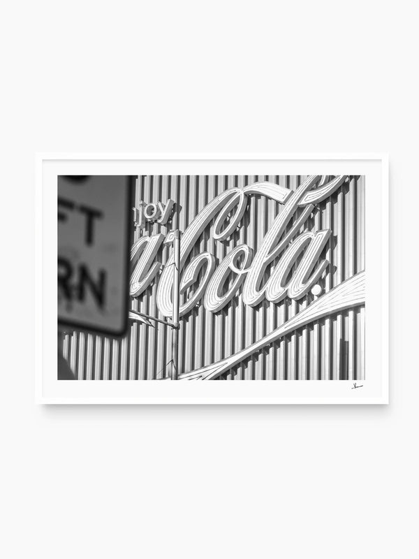 Coke Sign 02 - Wall Art Print