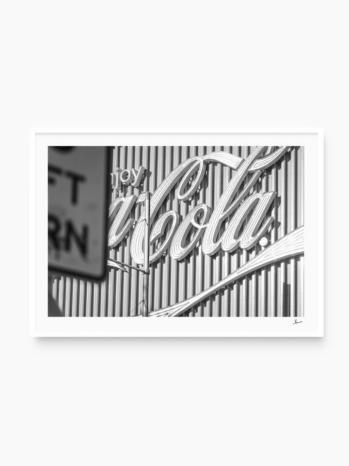 Coke Sign 02 - Wall Art Print