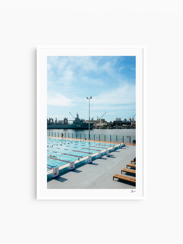 ABC pool 03 - Wall Art Print