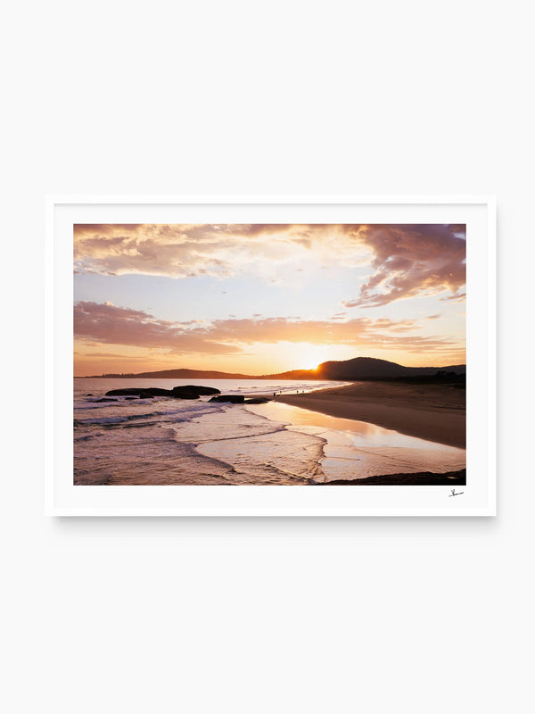 Trial Bay Front Beach Sunrise 01 (South West Rocks) - Wall Art Print