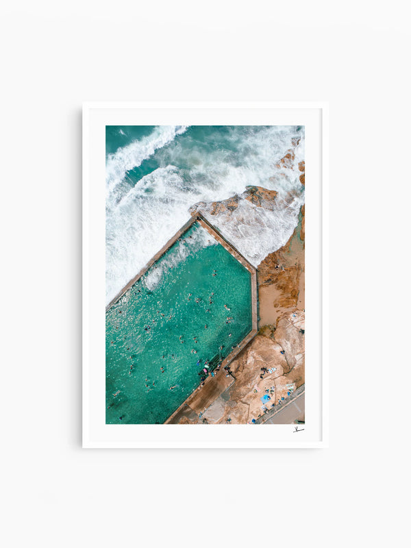 Cronulla pool 04 (southern bath) - Wall Art Print