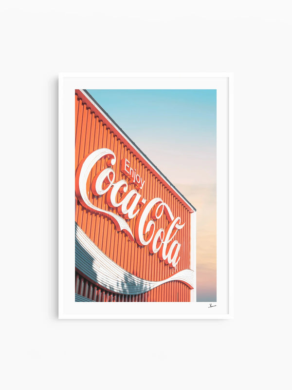 Coke Sign 01 - Wall Art Print