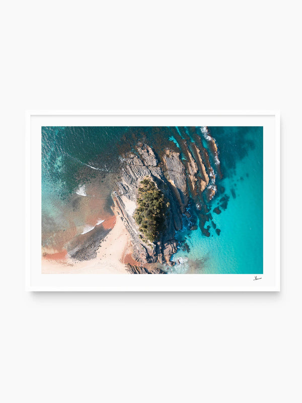 Hedgehog Island 01 (Seal Rocks) - Wall Art Print