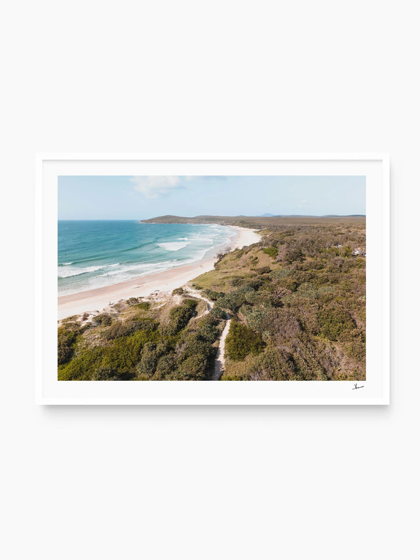 Angourie Back Beach 01 - Wall Art Print