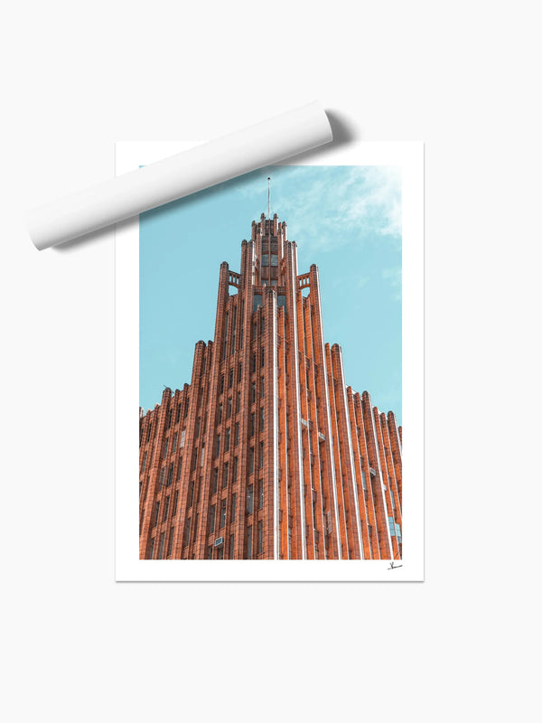Manchester Unity Building Melbourne Wall Art Print