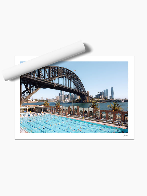 North Sydney Olympic Pool — unframed wall art print · Australia Unseen