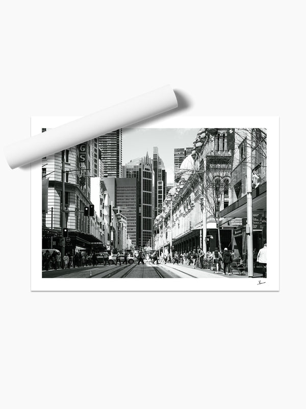 Georges street — unframed wall art print · Australia Unseen