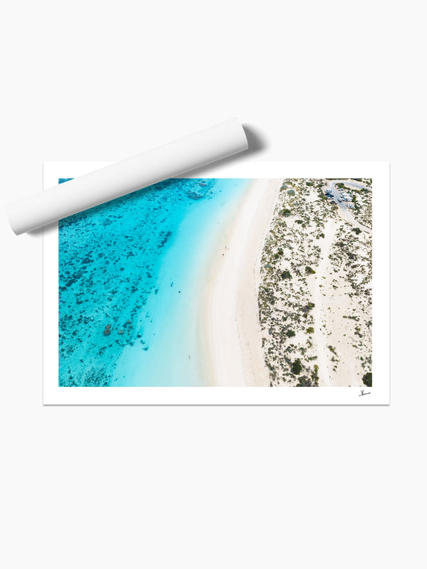 Turquoise Bay — unframed wall art print · Australia Unseen