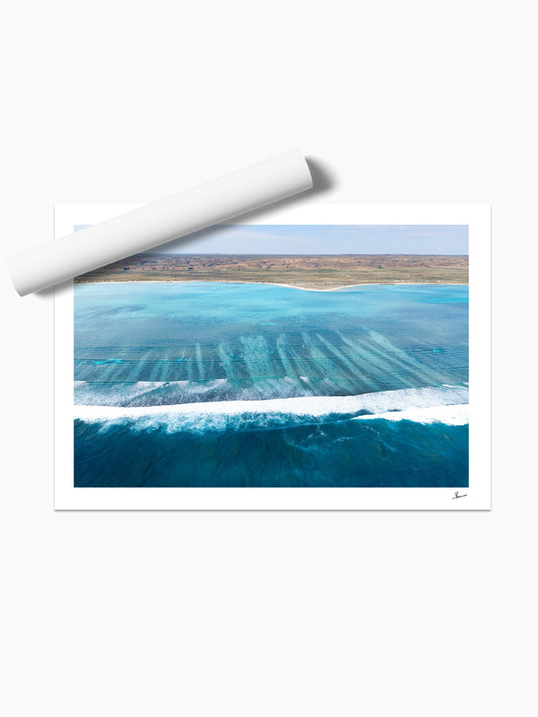 Ningaloo Reef — unframed wall art print · Australia Unseen