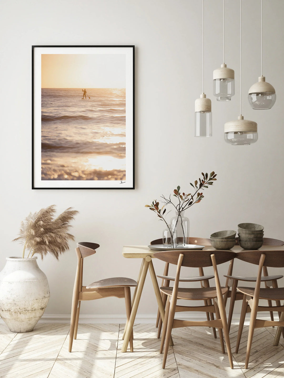 Sunrise stand-up Paddle (Dee Why Beach) - Wall Art Print