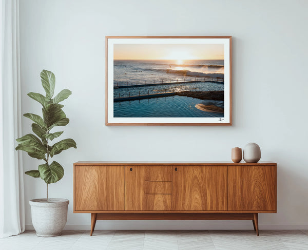 South Curl Curl Pool 02 - Wall Art Print