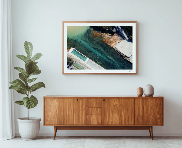 Geoff James Pool (Clovelly Baths) 01 - Wall Art Print