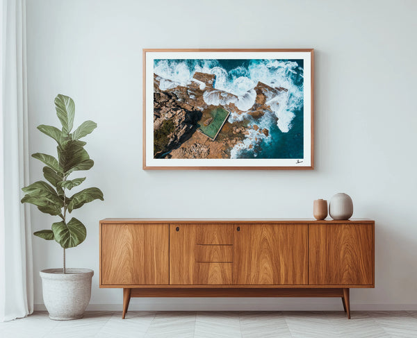 North Curl Curl Pool 01 - Wall Art Print