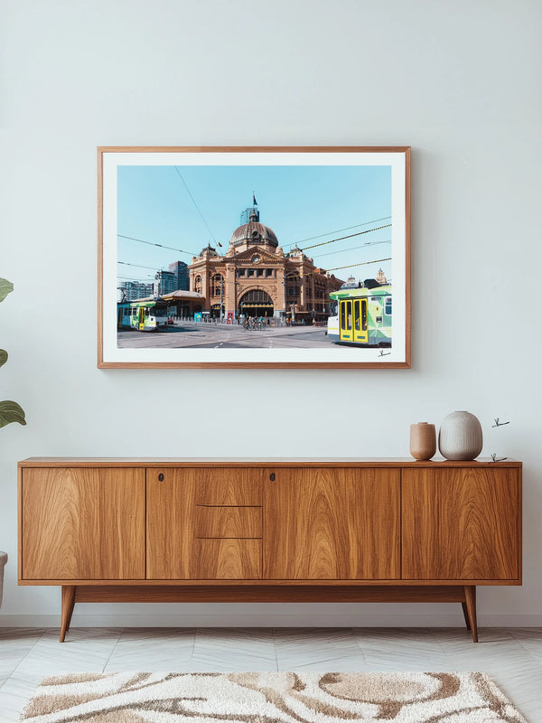 Flinders Street Station (day time) - Wall Art Print