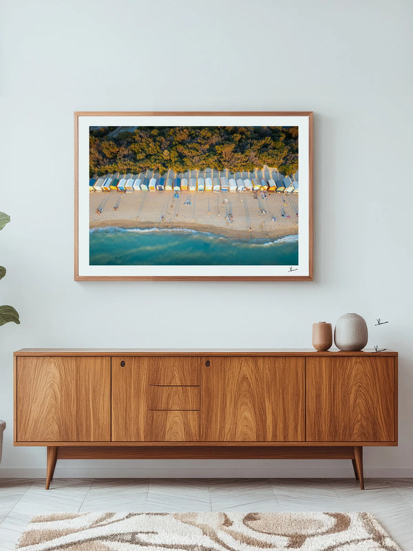 Brighton Bathing Boxes 01 - Wall Art Print