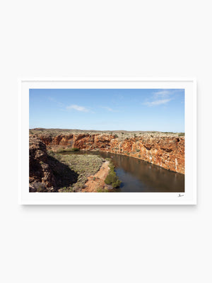 Yardie Creek — wall art print in Classic White frame · Australia Unseen