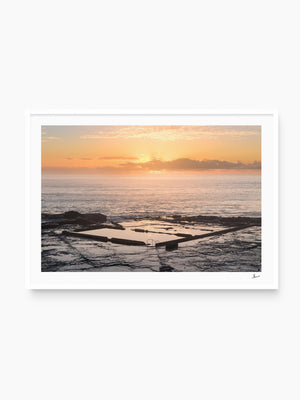 Werri Beach Pool — wall art print in Classic White frame · Australia Unseen