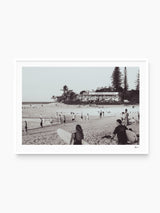 From Where You'd Rather Be (B&W) - Gold Coast Wall Art Print