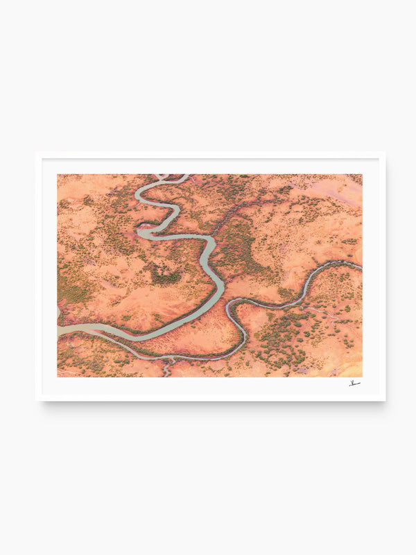Loose Threads — wall art print in Classic White frame · Australia Unseen