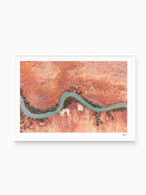 Jade Ribbon - Limited Edition — wall art print in Classic White frame · Australia Unseen