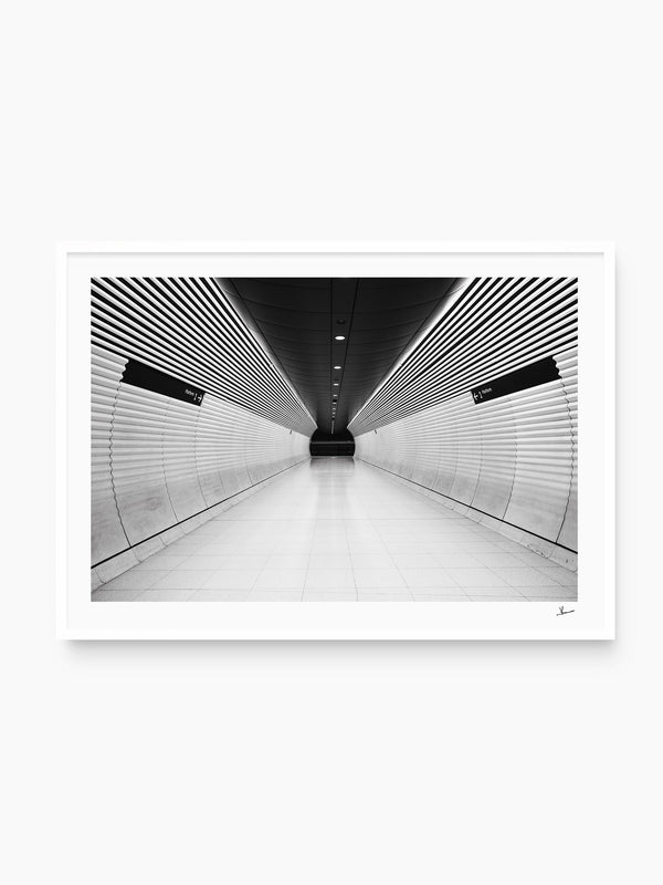 Gadigal Station 01 - Sydney — wall art print in Classic White frame · Australia Unseen