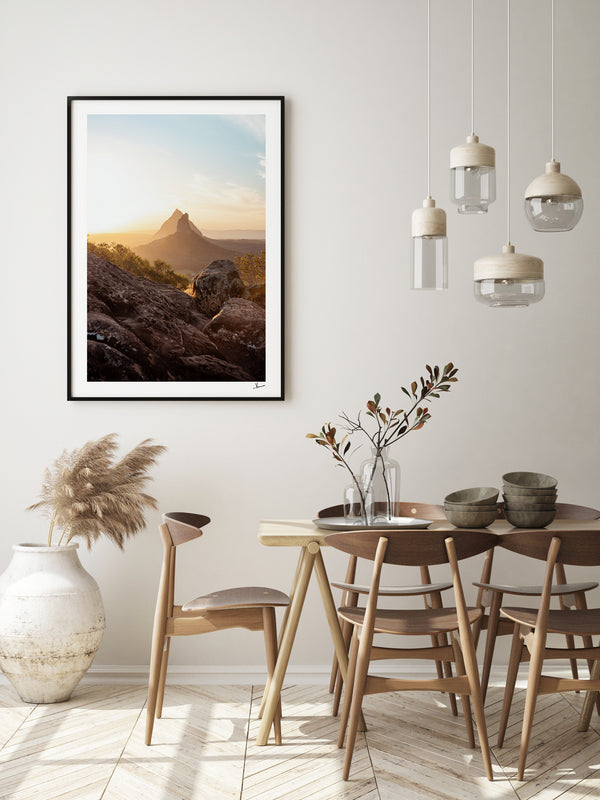 Glass House Mountains 01 - Wall Art Print