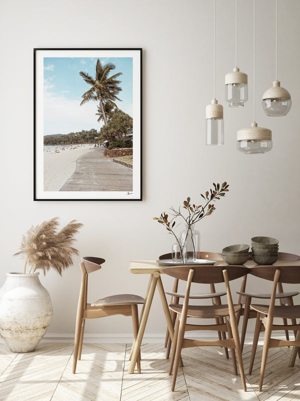Noosa Main Beach 03 - Sunshine Coast Wall Art Print