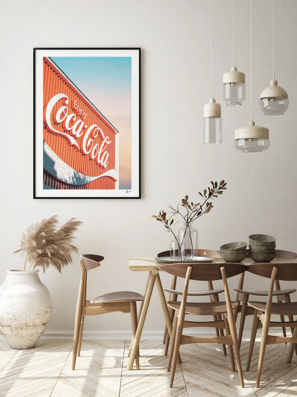 Coke Sign 01 - Wall Art Print