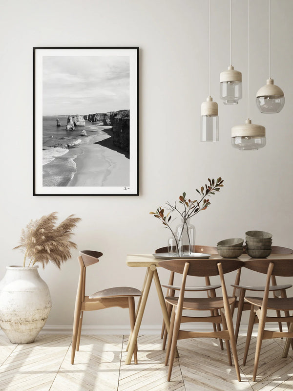 Twelve Apostles 02 (B&W) - Wall Art Print