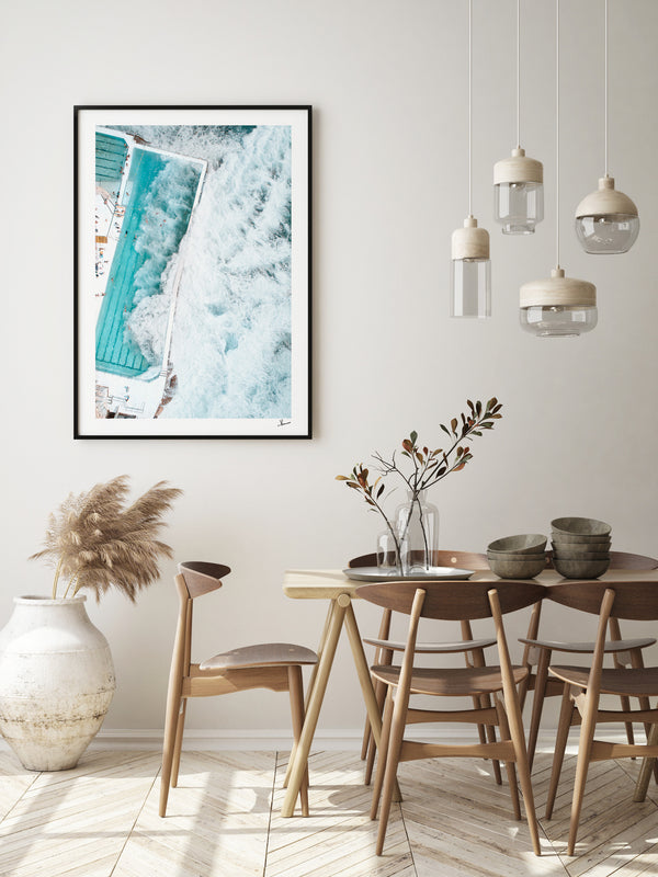 Bondi Icebergs Wipe Out 05 - Wall Art Print