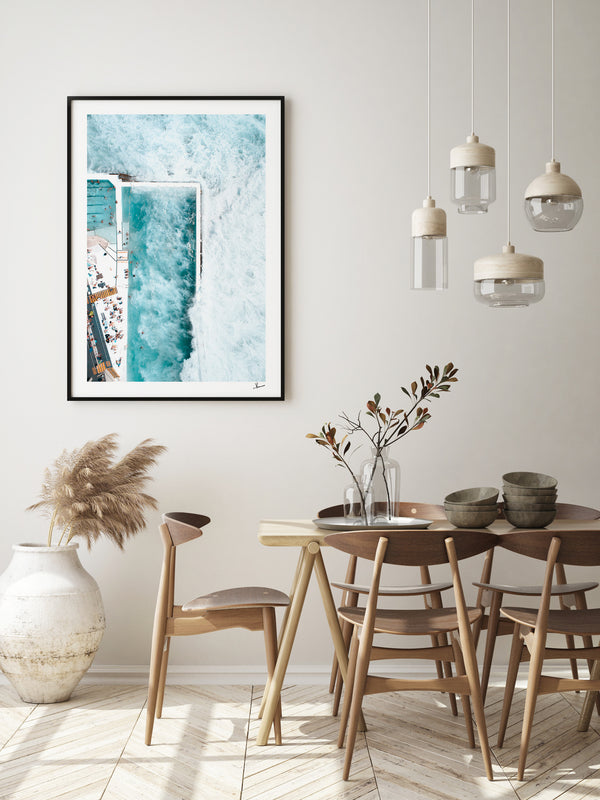 Bondi Icebergs Wipe Out 02 - Wall Art Print