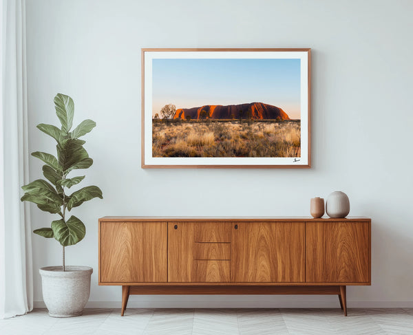 Uluru Sunrise 01 - Australian Wall Art Print