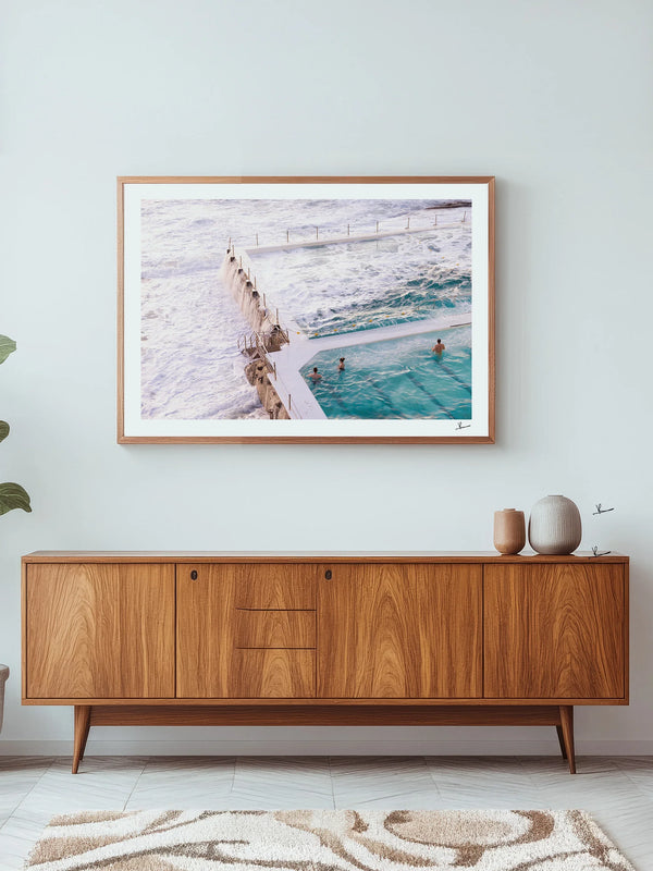 Bondi Bubble Bath – Bondi Beach Wall Art Print